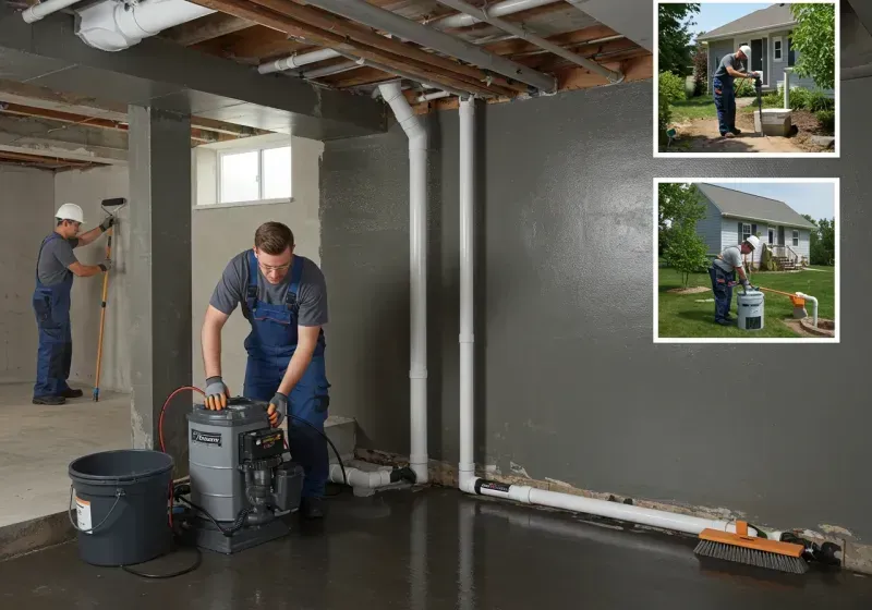 Basement Waterproofing and Flood Prevention process in Lewisville, TX